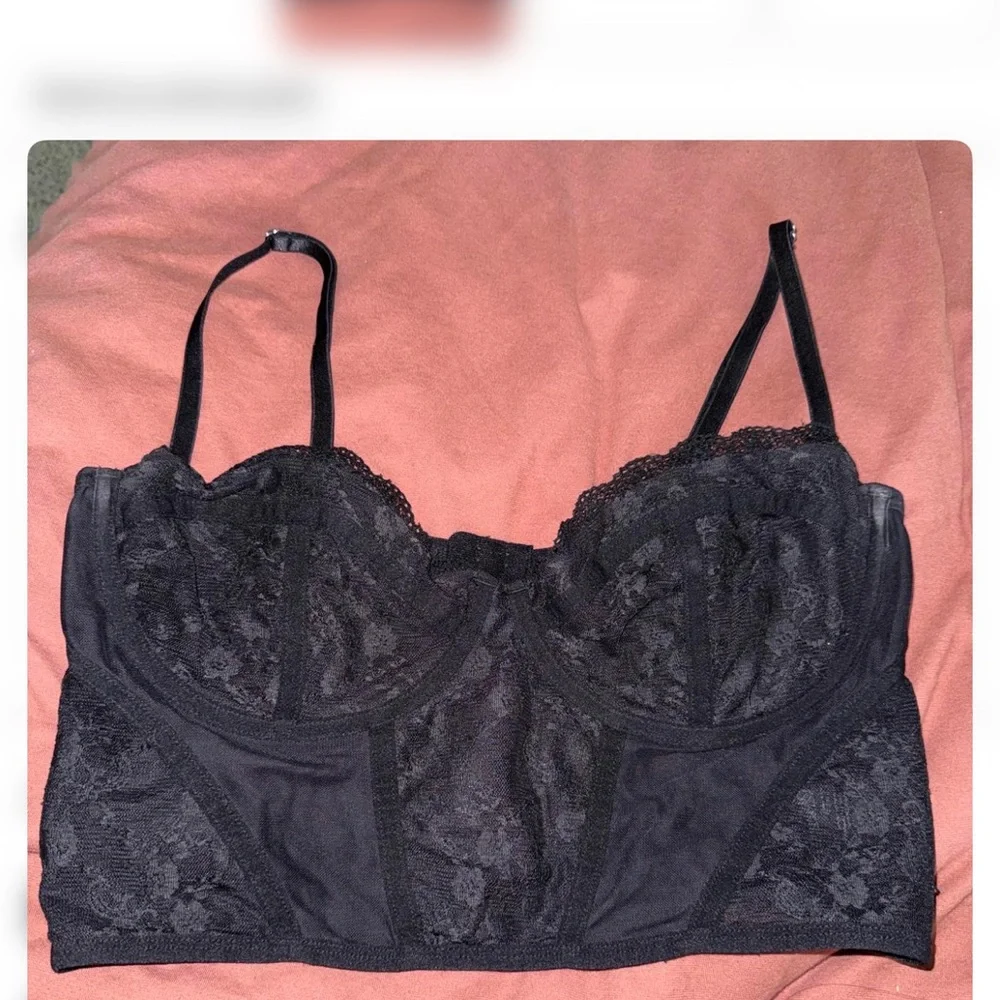 H&M Black Lace Top - Picture 1 of 2